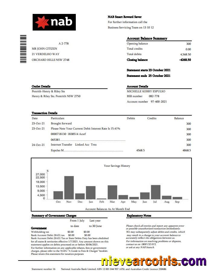 USA NAB excel pdf